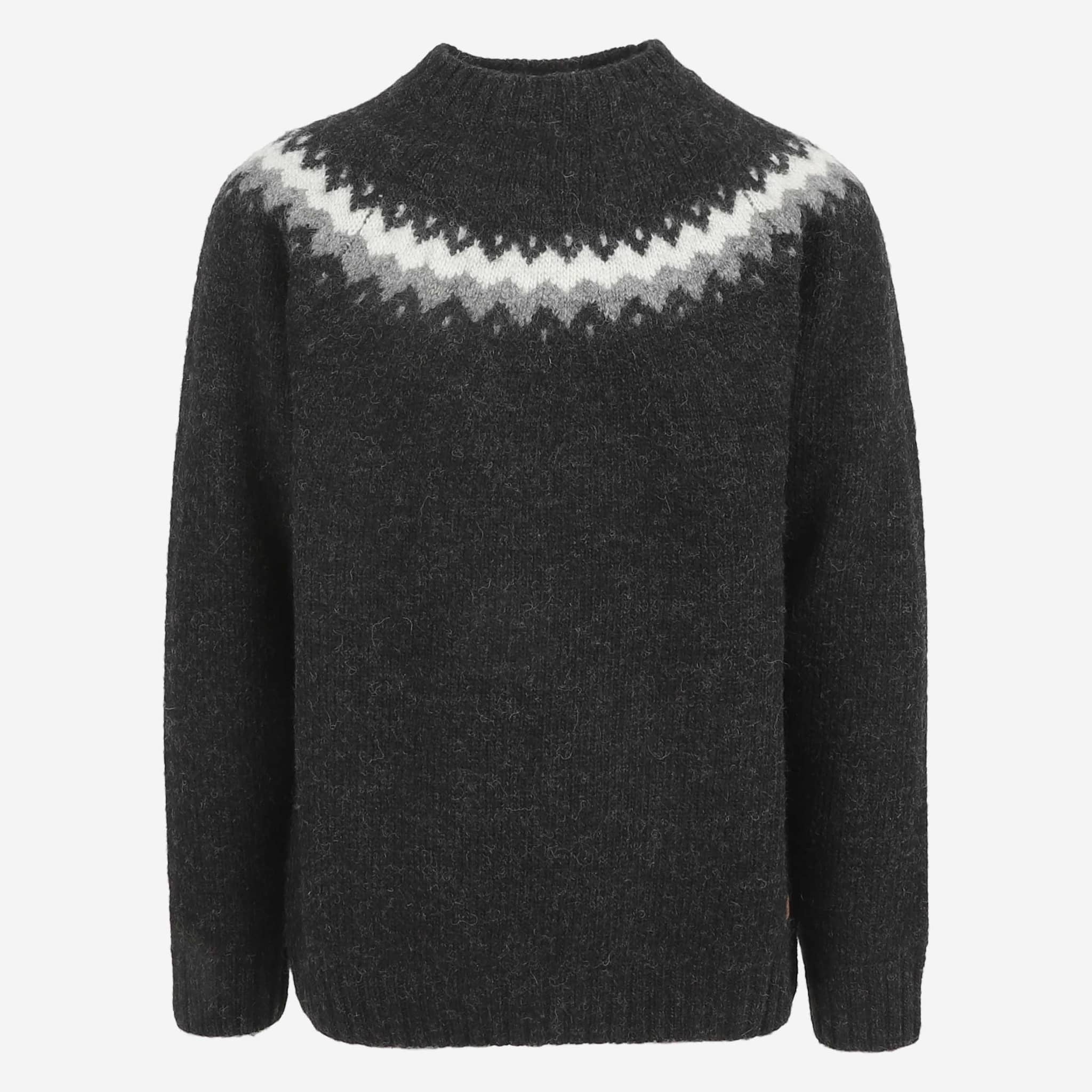 Vík Icelandic pattern wool pullover