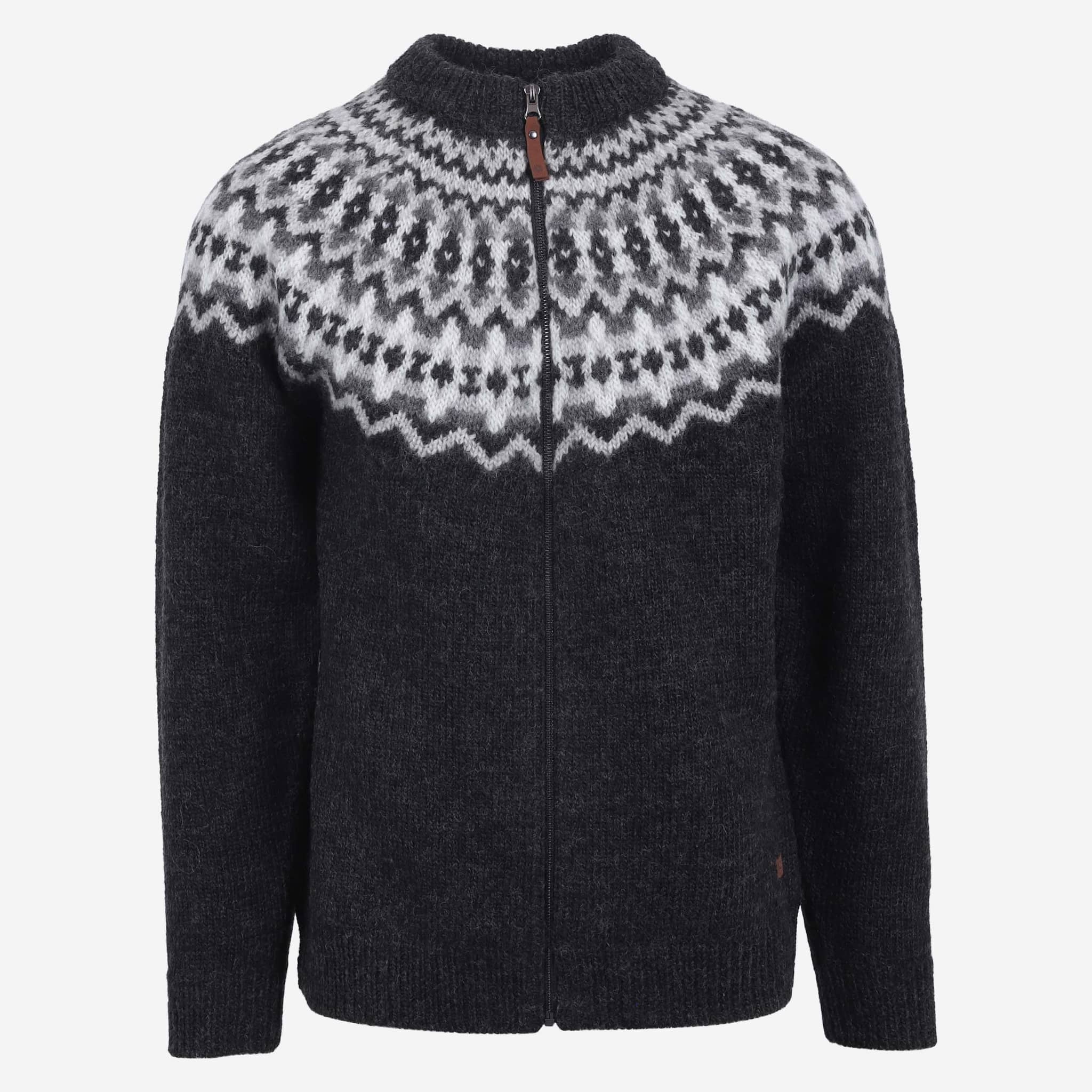 Snorralaug Wool Sweater with Zipper